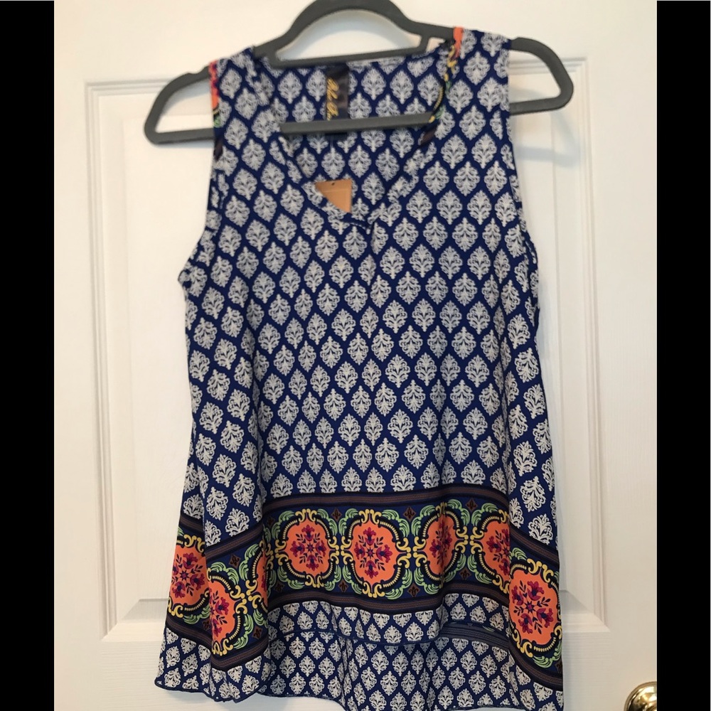 V-Neck Sleeveless Top